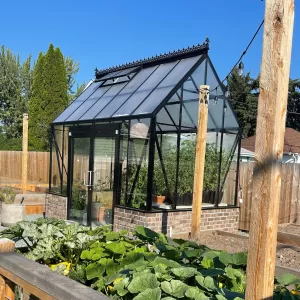 Cape Cod 8x12 Single Glass Twinwall Greenhouse