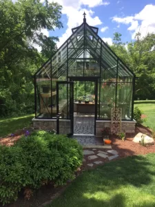 Cape Cod 8x12 Single Glass Twinwall Greenhouse