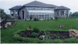 Traditional Lean-To 8x18 Twinwall Polycarbonate Greenhouse